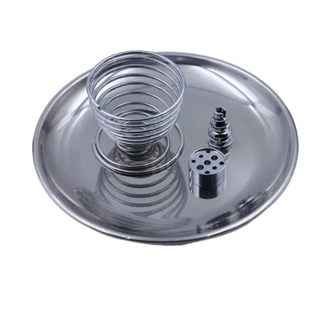 5 in 1 Incense Burner, Palo Santo Holder, Sage Holder, Incense Holder for Incense Sticks/Coil Incense/Incense Cones, 5.5 inches Brass Ash Catcher Smudge plate
