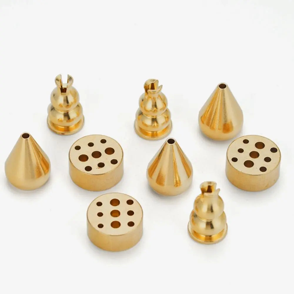 5 in 1 Incense Burner, Palo Santo Holder, Sage Holder, Incense Holder for Incense Sticks/Coil Incense/Incense Cones, 5.5 inches Brass Ash Catcher Smudge plate