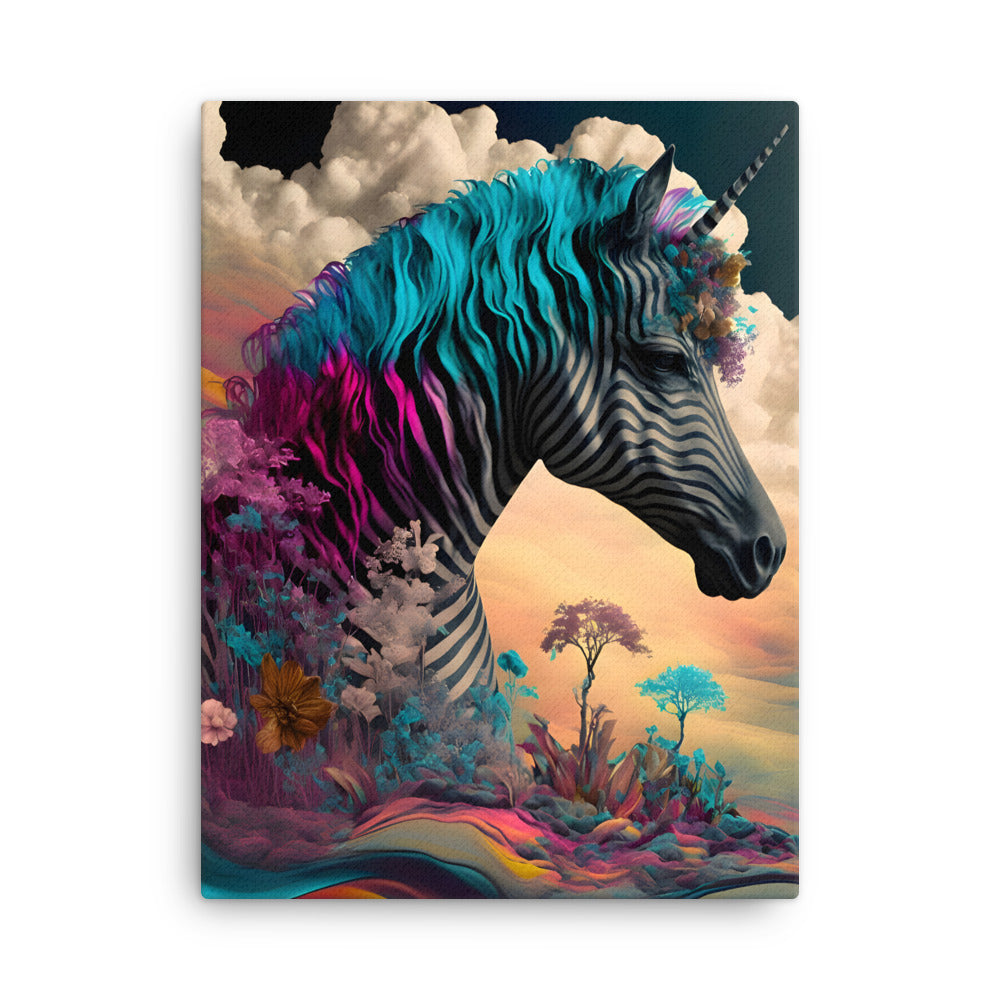 Surreal Unicorn - Thin canvas - Wall Art