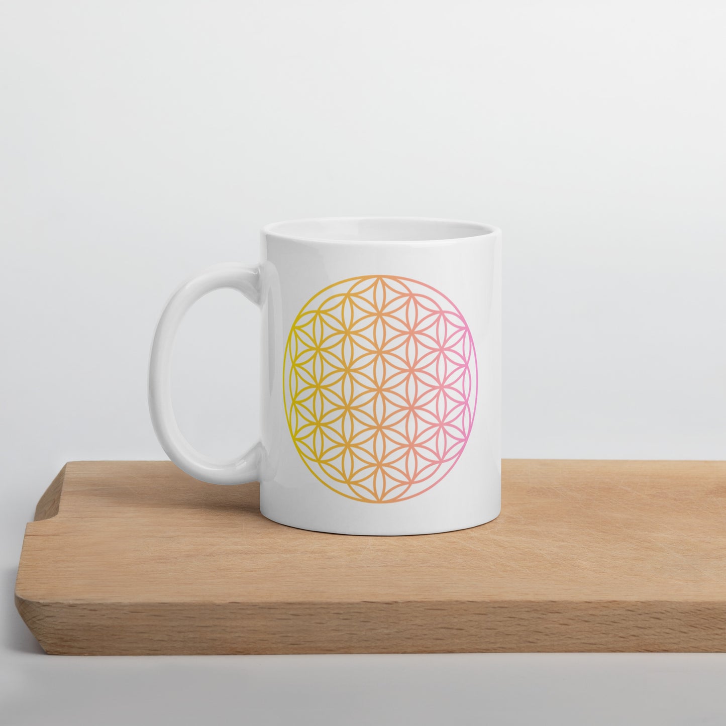 Flower of life - Seed of Life - Coffee mug - White glossy mug