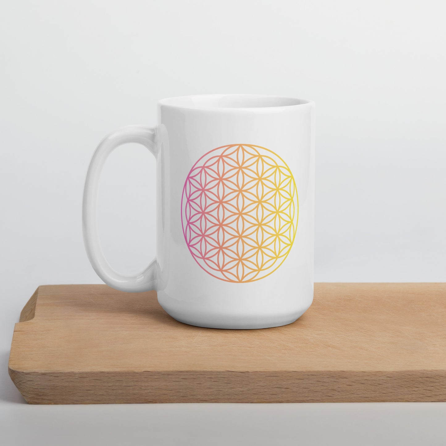 Flower of life - Seed of Life - Coffee mug - White glossy mug