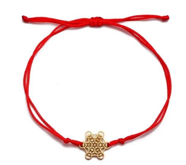 Archangel Metatron Cube Bracelet Sacred Geometry Box Chain Bracelet Stainless Steel Jewelry