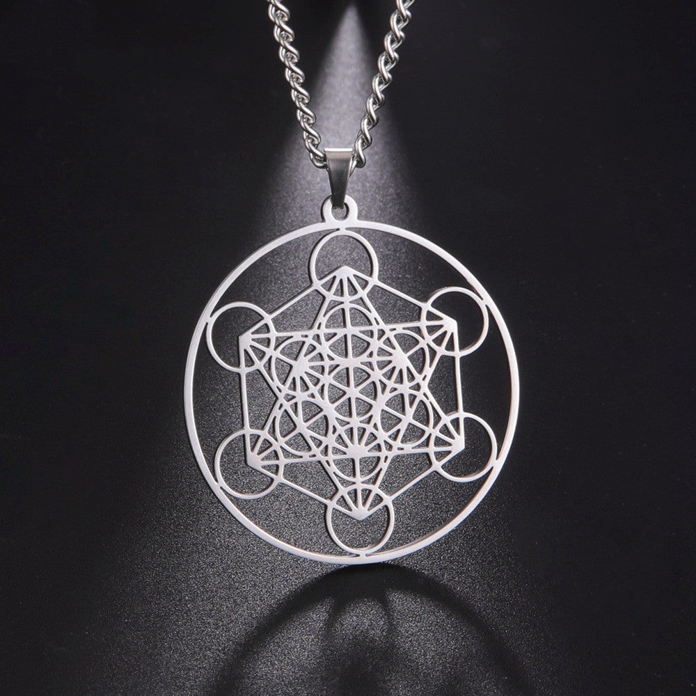 Metatron cube Sacred Geometry necklace - Balance and Harmony, Positive Energies, Sacred Knowledge