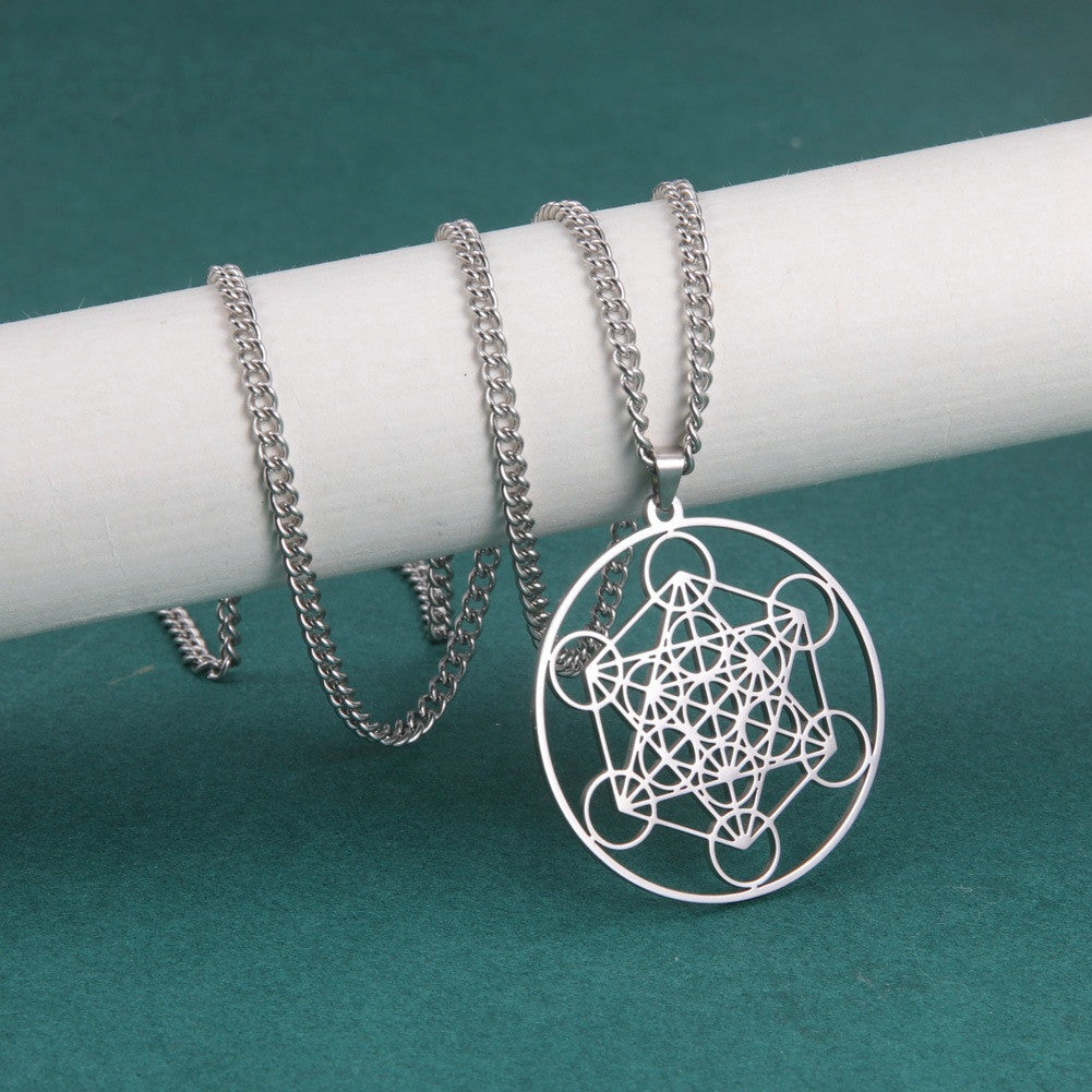 Metatron cube Sacred Geometry necklace - Balance and Harmony, Positive Energies, Sacred Knowledge