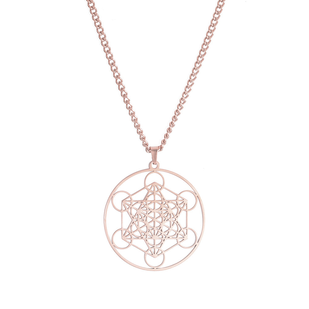 Metatron cube Sacred Geometry necklace - Balance and Harmony, Positive Energies, Sacred Knowledge