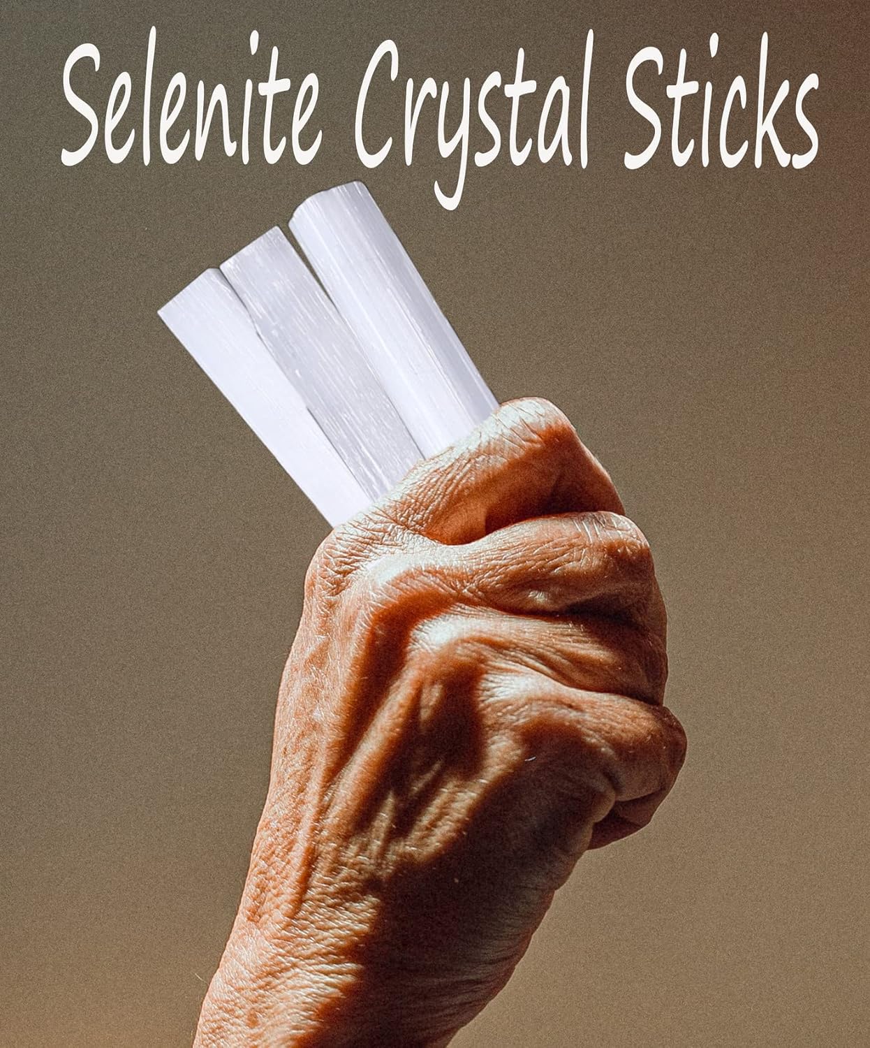 12 PCs Selenite Sticks Large Selenite Crystal Wands 4 inch White Raw Rough Crystals Bulk for Healing Reiki Metaphysical Energy Drawing Protection Wiccan Altar Supplies