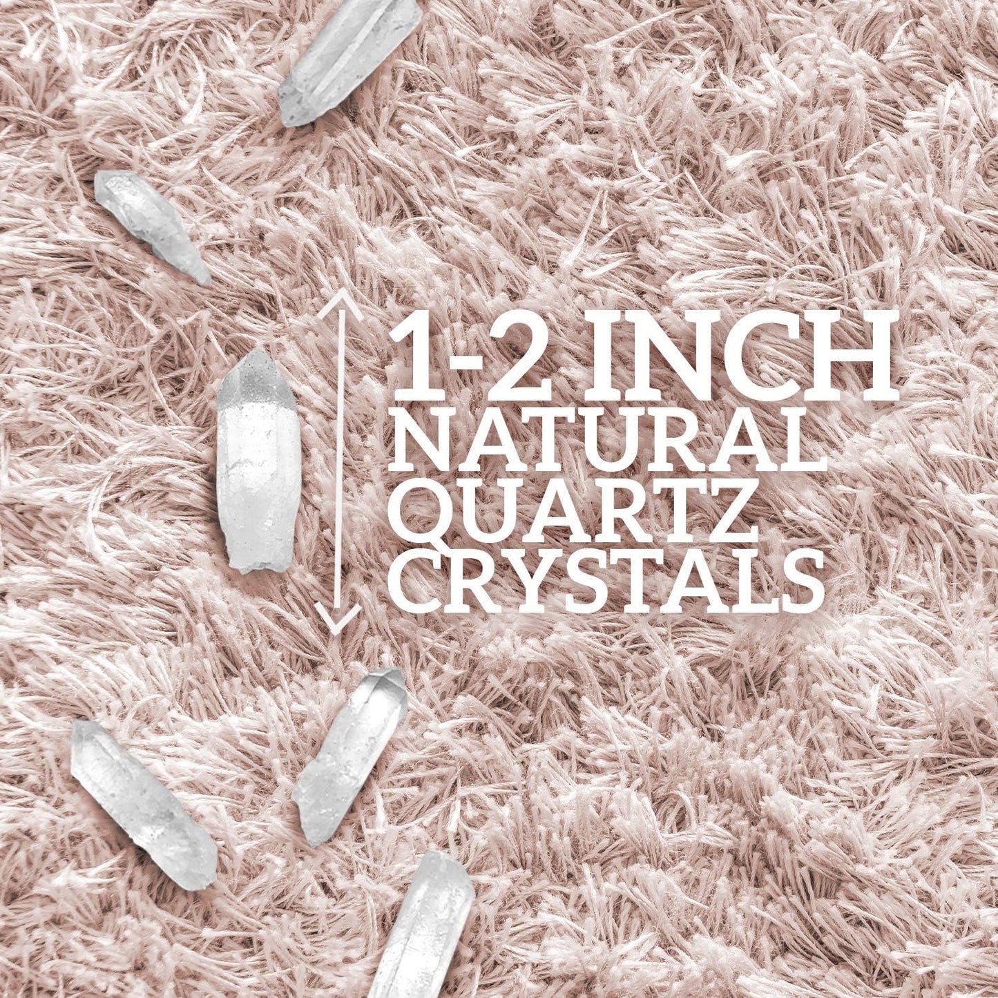 Pure Energy Natural Quartz Crystals – Reiki Crystals for Positivity – 6 PCs with Drawstring Satchel – Clear & Tumbled Rocks – Perfect for Focus, Meditation, Energy Balance, & Home Décor