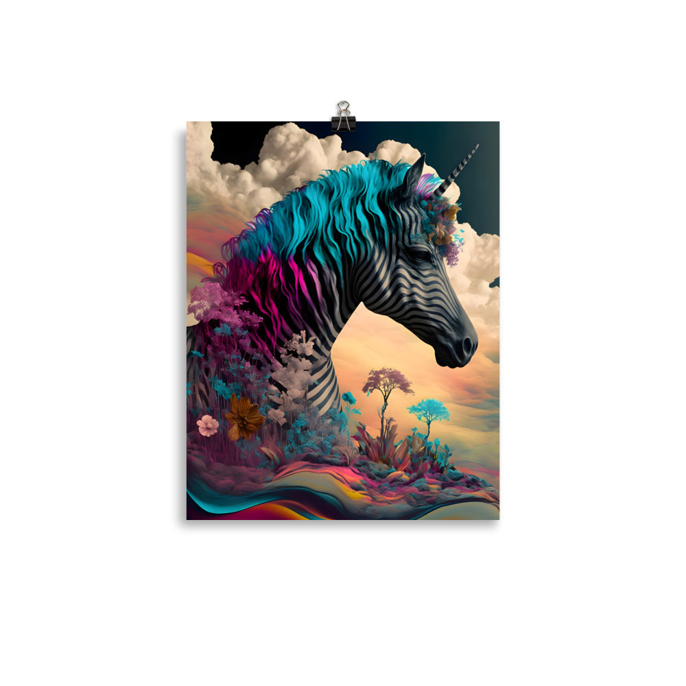 Surreal Unicorn - Wall Art Poster