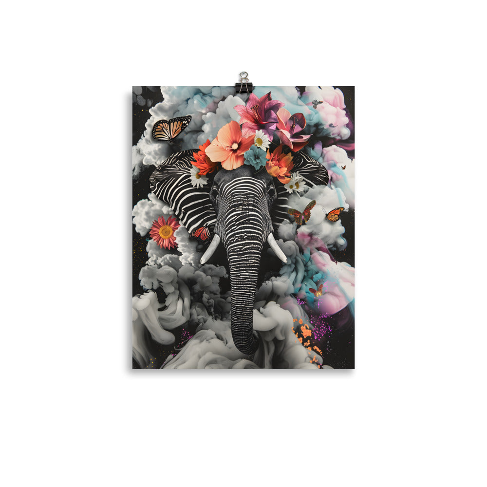 Ethereal Elephant - Wall Art Poster