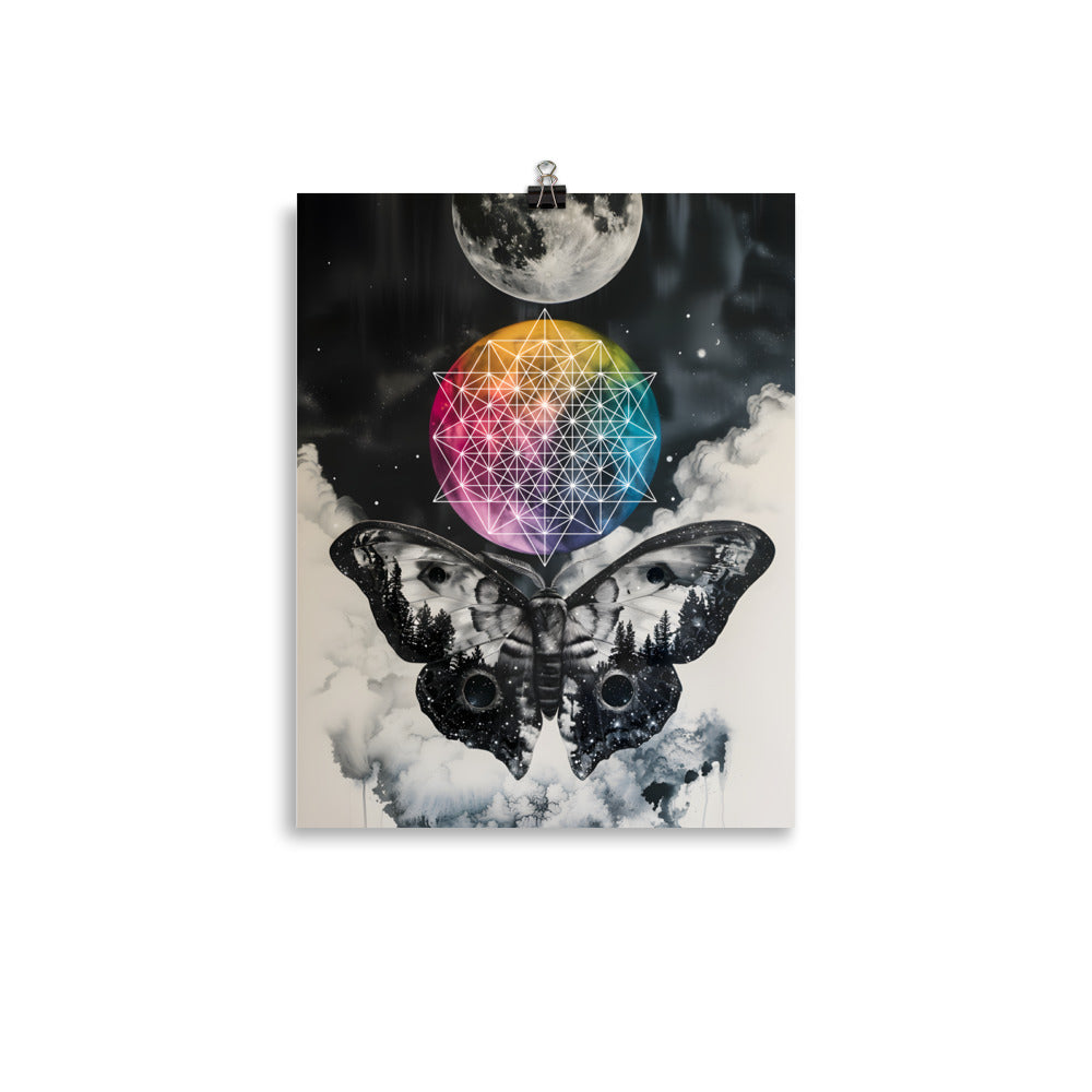 Colorful Side of the Moon - Wall Art Poster