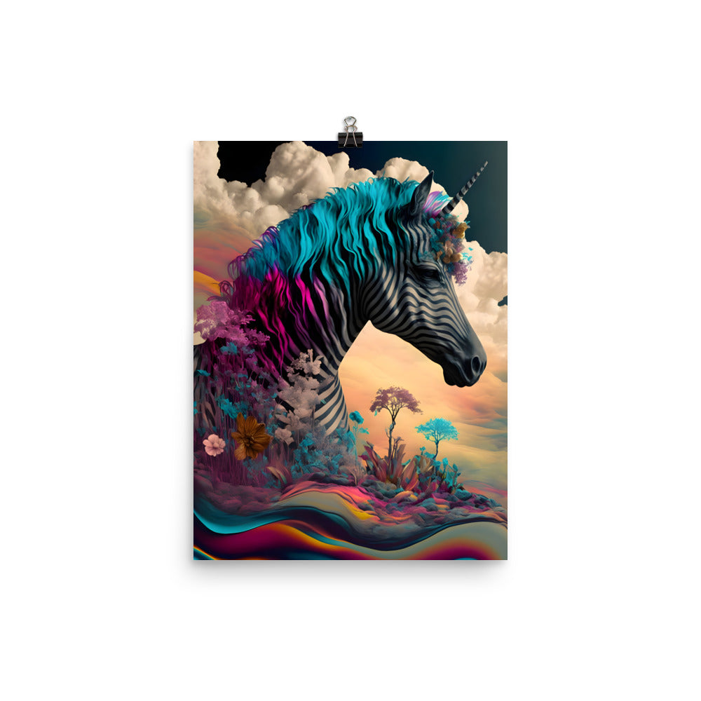 Surreal Unicorn - Wall Art Poster