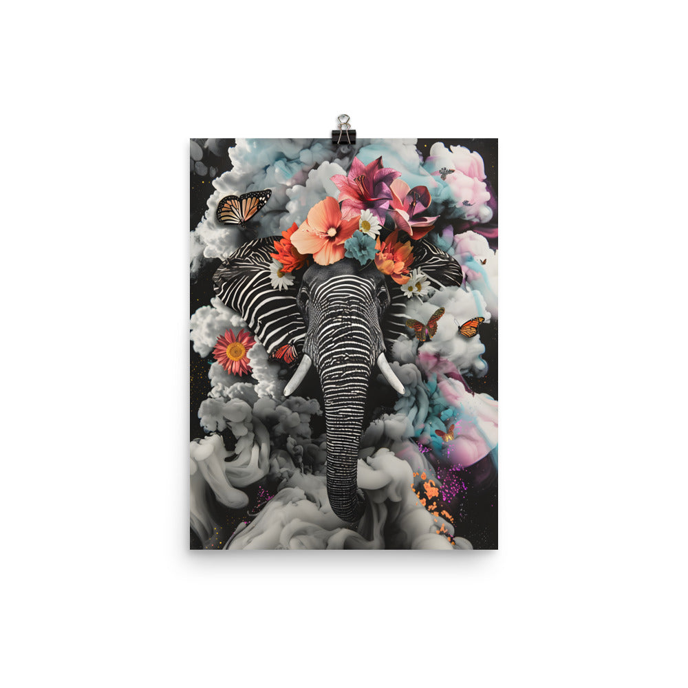 Ethereal Elephant - Wall Art Poster