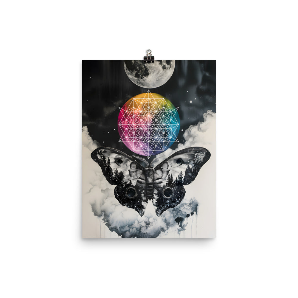 Colorful Side of the Moon - Wall Art Poster