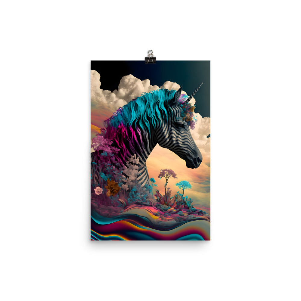 Surreal Unicorn - Wall Art Poster