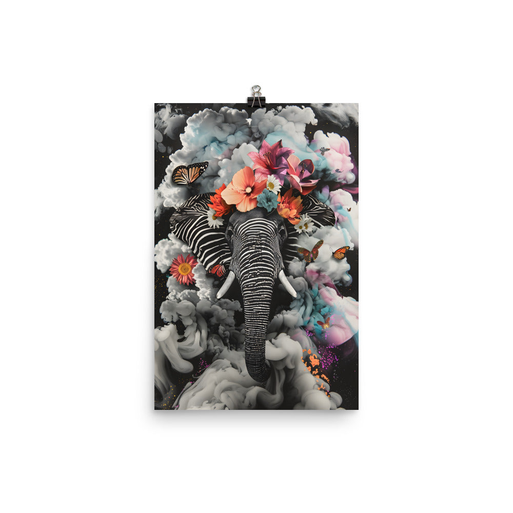 Ethereal Elephant - Wall Art Poster