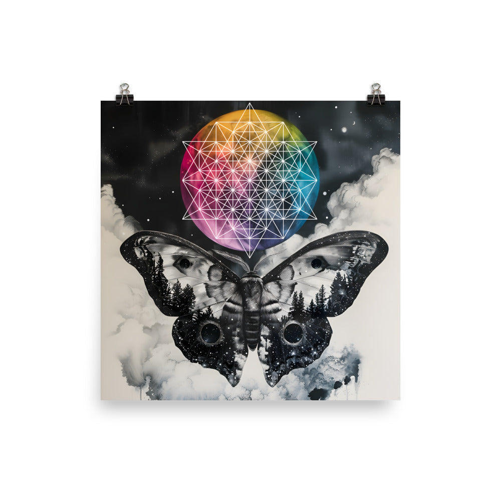 Colorful Side of the Moon - Wall Art Poster