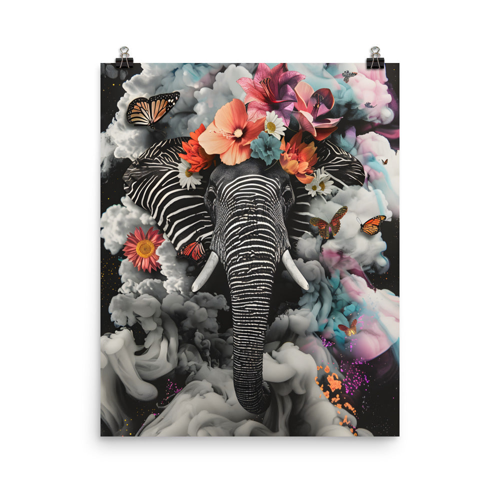 Ethereal Elephant - Wall Art Poster