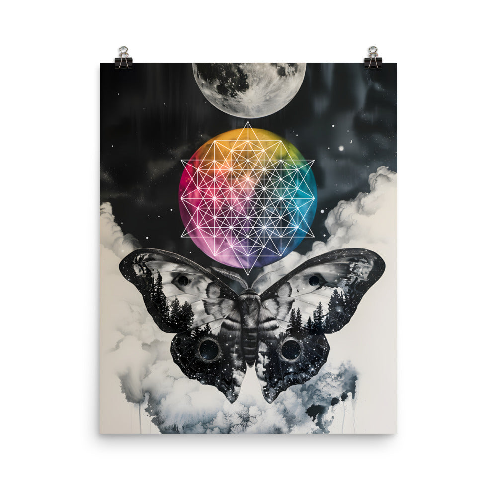 Colorful Side of the Moon - Wall Art Poster