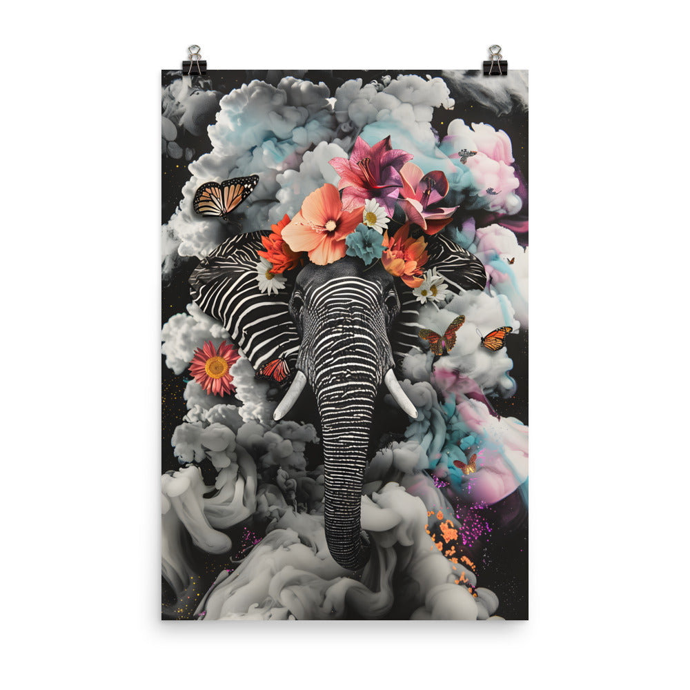 Ethereal Elephant - Wall Art Poster