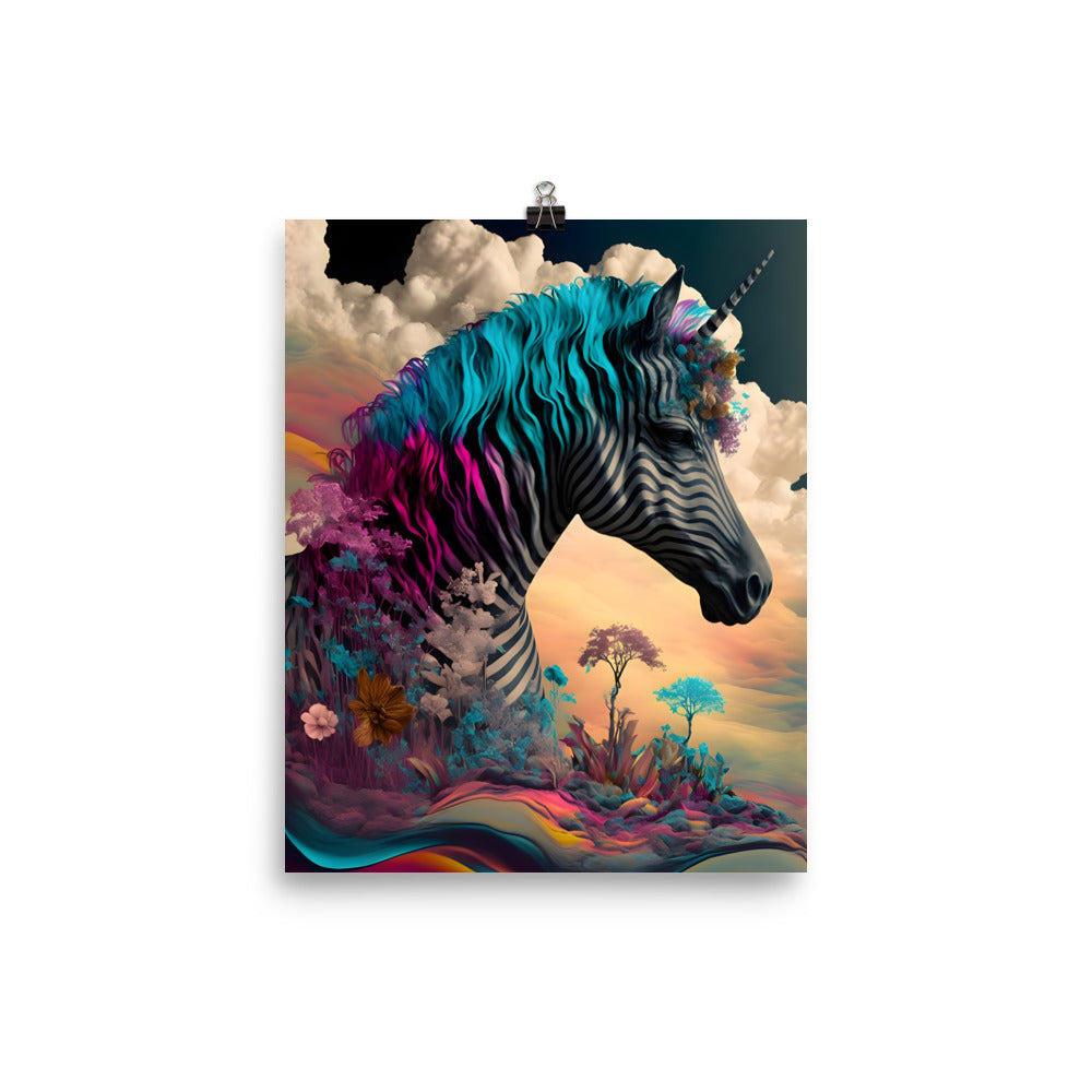 Surreal Unicorn - Wall Art Poster