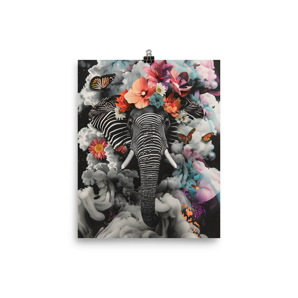 Ethereal Elephant - Wall Art Poster