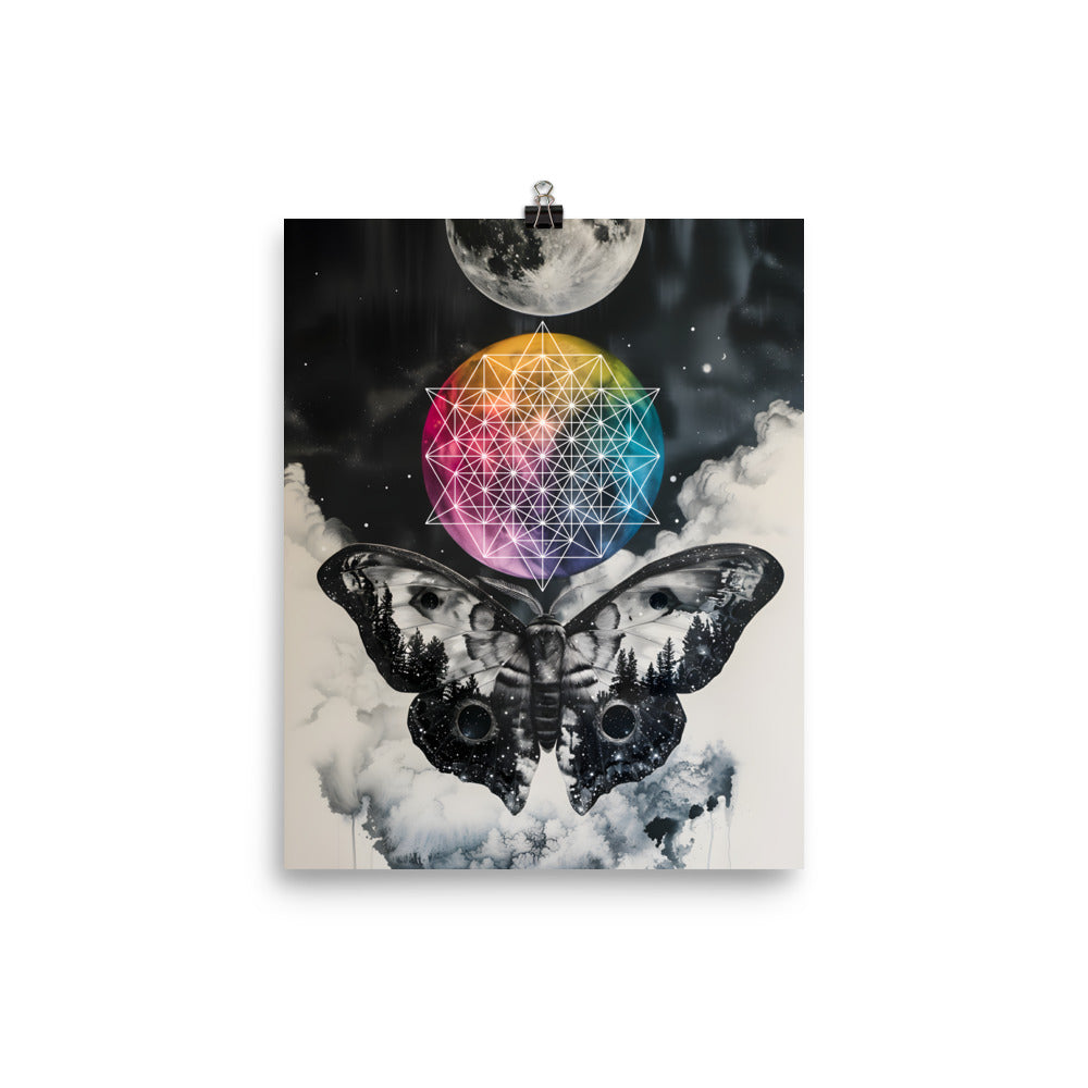 Colorful Side of the Moon - Wall Art Poster