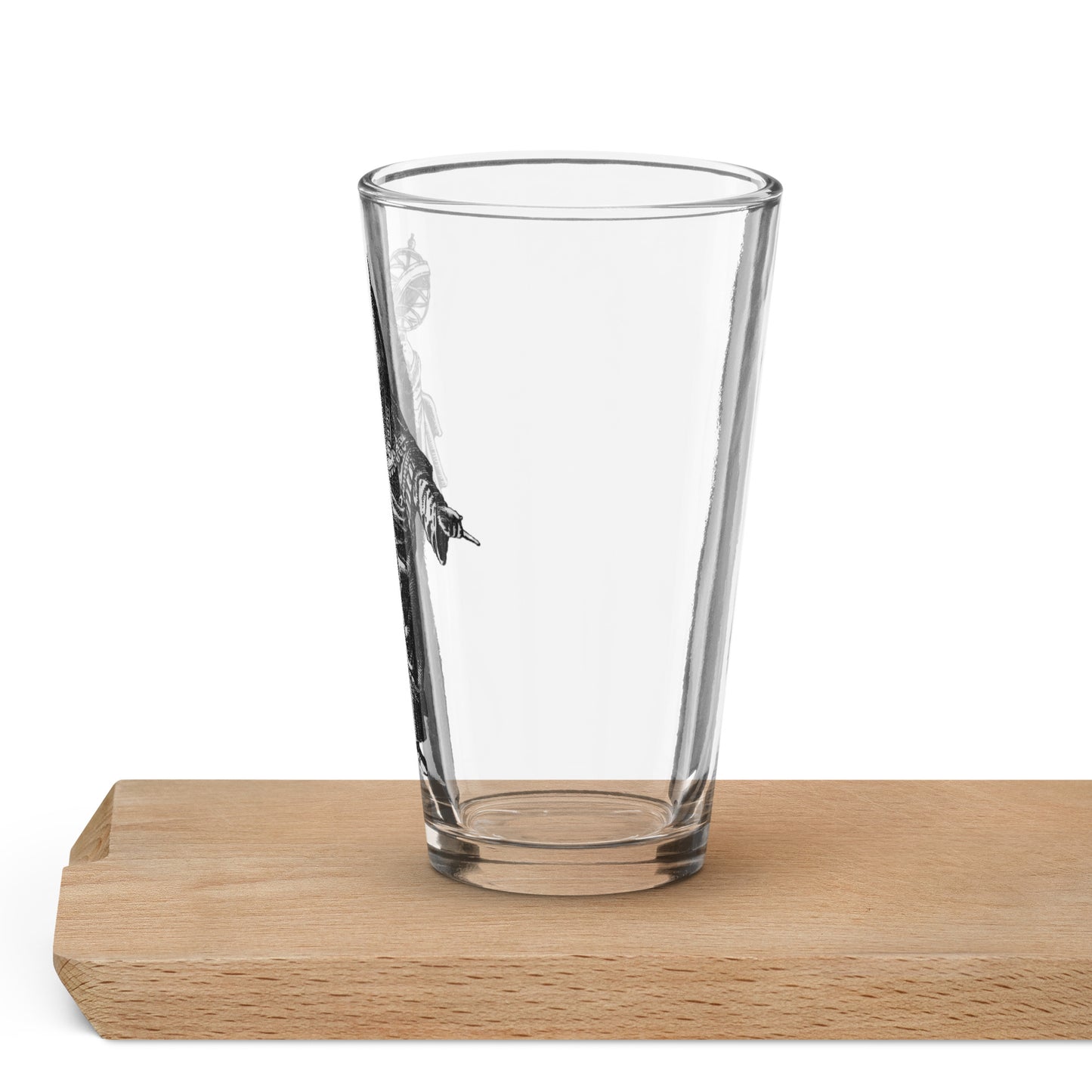 Hermes Trismegistus Shaker pint glass - Philosophers Glass - Esoteric Glass