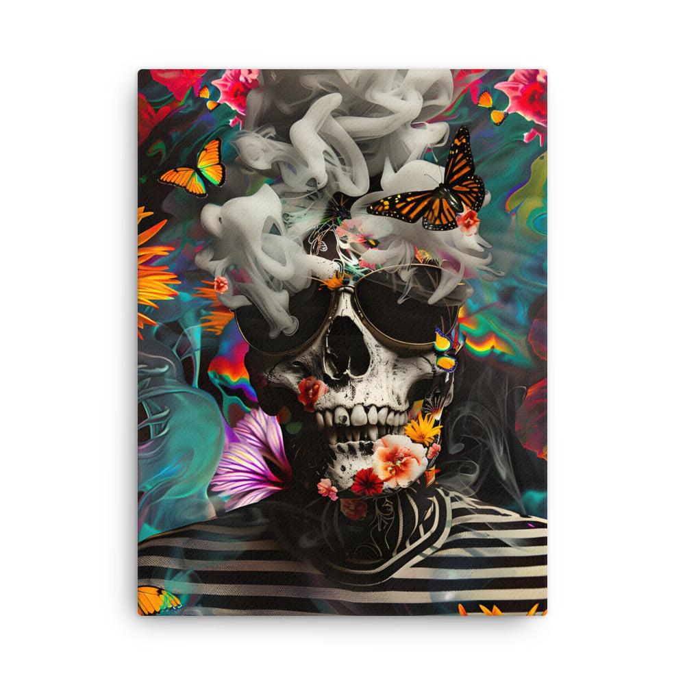 Bones & Blooms - Thin canvas - Wall Art