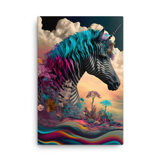 Surreal Unicorn - Thin canvas - Wall Art