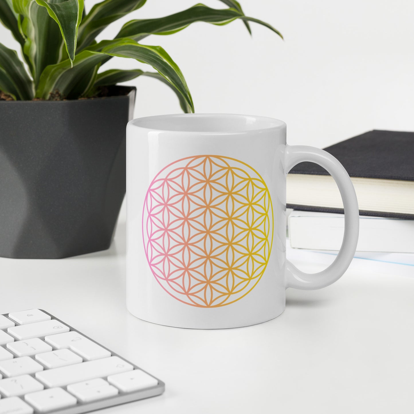 Flower of life - Seed of Life - Coffee mug - White glossy mug